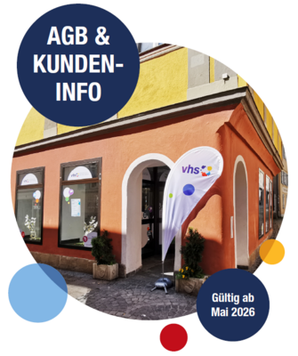 Titelseite der Allgemeinen Geschäftsbedingungen (AGB) der vhs